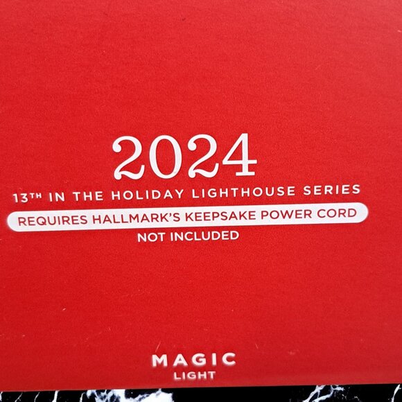 NIB 2024 Hallmark Keepsake Holiday Lighthouse Ornament - 13th in Series - Picture 6 of 12